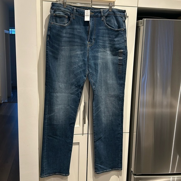 American Eagle Relaxed Straight Fit Men’s Jeans Size 38 x 34 NEW - Picture 3 of 14